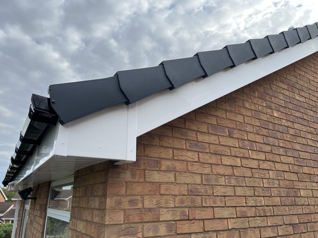 After photo, uPVC Houselift supplied and installed the uPVC Fascia and soffit in Featherstone