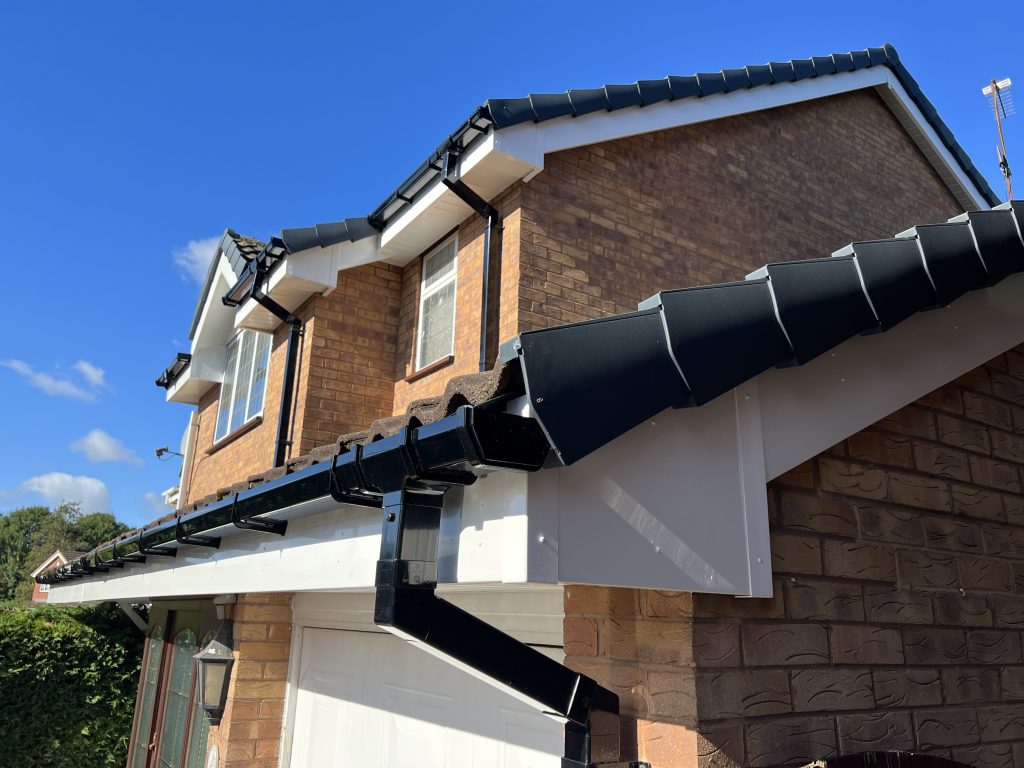 white upvc fascia soffits and guttering