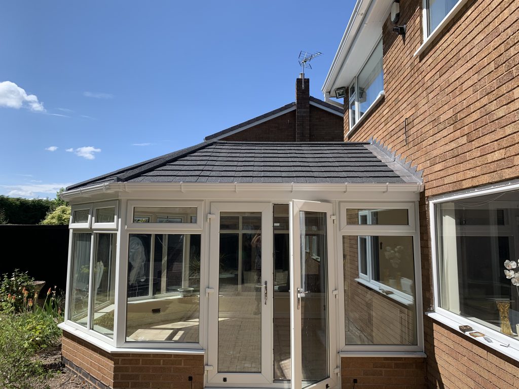 Finished tiled Warmer Roof after replacement