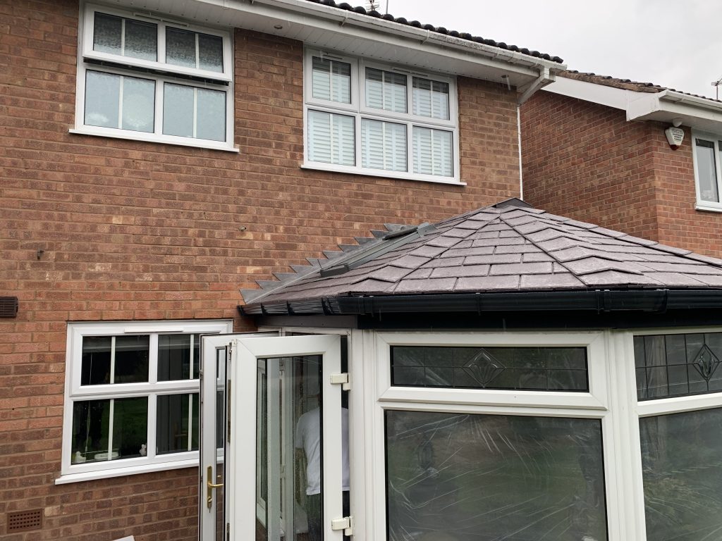 Completed conservatory Warm Roof transformation by uPVC Houselift