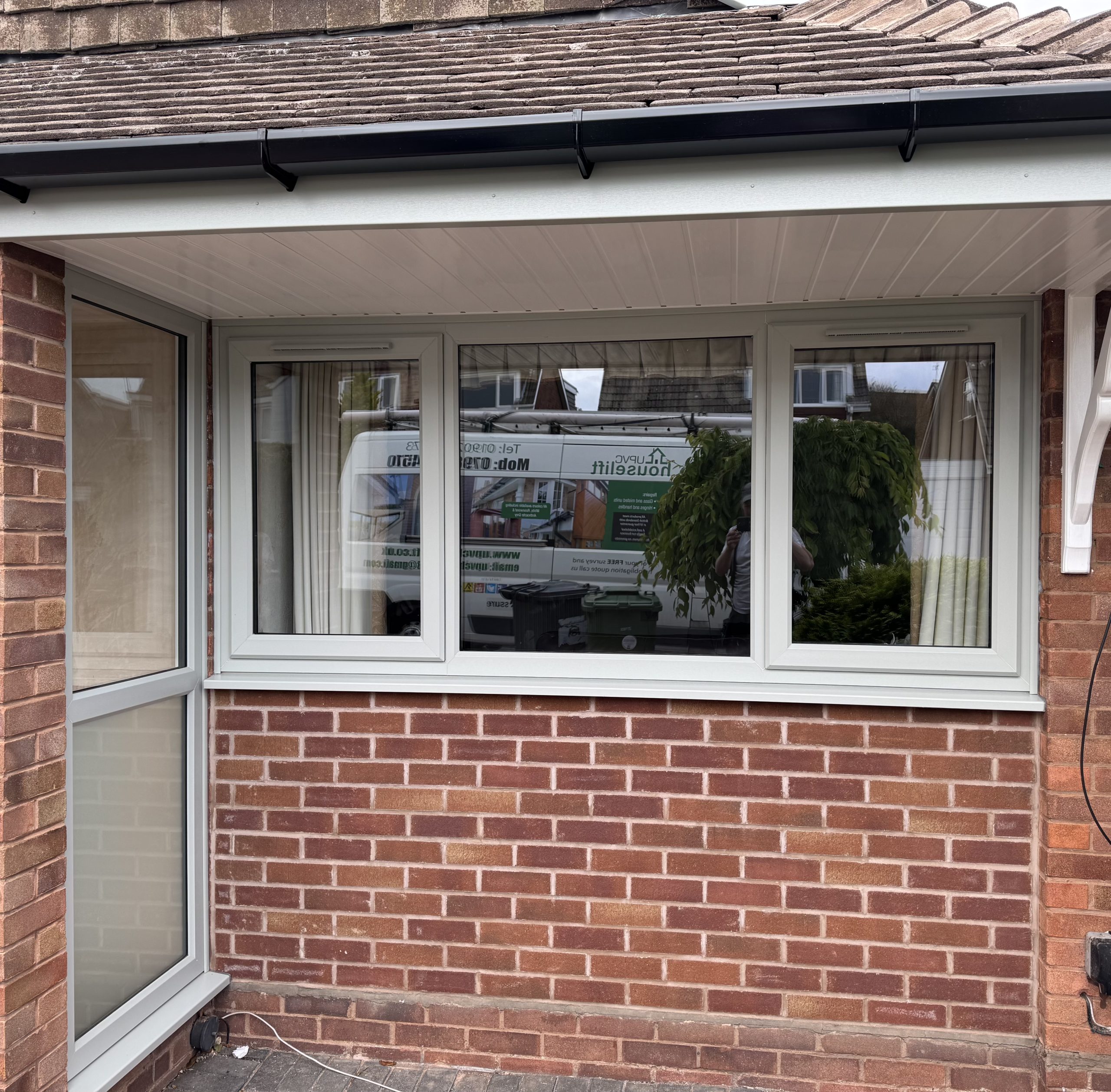 Agate Grey uPVC windows fitted in Bishops Wood South Staffordshire