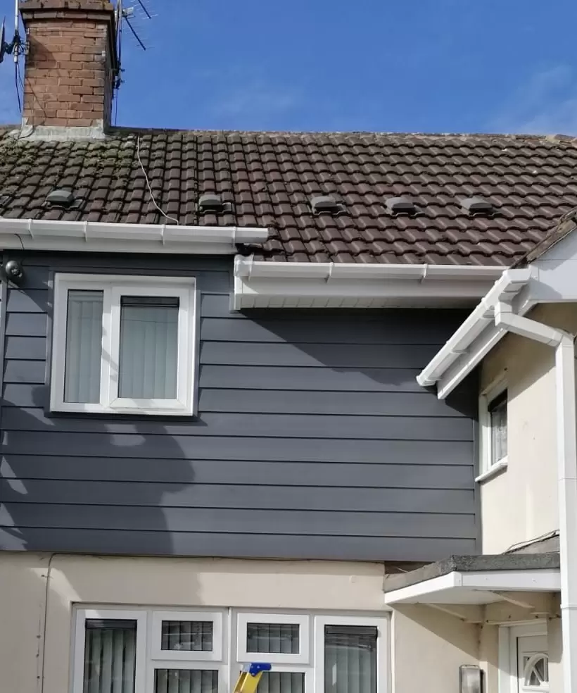 uPVC shiplap cladding fitted by uPVC Houselift in Wolverhampton
